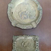 یک عددجازغالی و یک عددجاسیگاری برنجی خیلی قدیمی