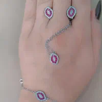 نیم ست نقره کادویی