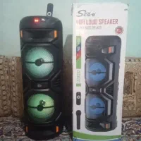 اسپیکر شارژی همراه میکروفن شارژی بیسیم|پخش‌کننده همراه|مسجد سلیمان, |دیوار