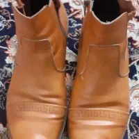 نیم بوت چرمی