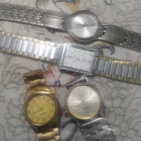 چهار عدد ساعت قدیمی ژاپنی سالم قابل معاوضه قیمت ۶