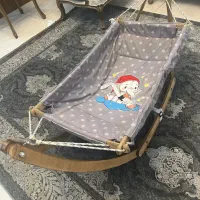 گهواره چوبی تاشو کودک