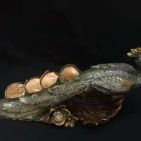 دکوری طاووس نو|مجسمه، تندیس، ماکت|قم, نخودی|دیوار