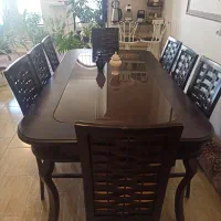 میز نهارخوری 8 نفره چوبی