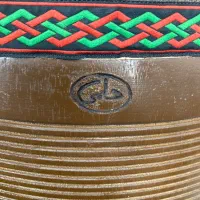 تنبک حلمی یک تکه گردو|سازهای سنتی|بروجرد, |دیوار