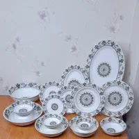 بشقاب کاسه دیس ملامین گل دار ارکوپال تولیدی|ظروف سرو و پذیرایی|اصفهان, قائمیه|دیوار