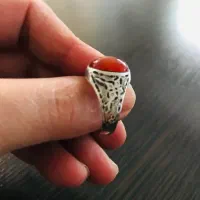انگشتر نقره قدیمی و کار دست