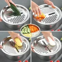 آبکش و لگن استیل به همراه رنده، برند BASIN|ظروف پختوپز|تهران, قصر فیروزه ۲|دیوار