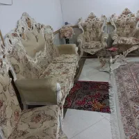 یکدست مبل سلطنتی 9نفره درحدنو|مبلمان خانگی و میز عسلی|دورود, |دیوار