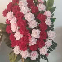 جام گل رز مصنوعی زیبا