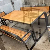 تخت صنعتی.و نیمکت.میز و صندلی.