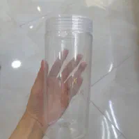 بانکه پت استوانه ای گرد . کاسه ای پلاستیکی در دار|ظروف نگهدارنده، پلاستیکی، یک‌بارمصرف|محمدیه-قزوین, |دیوار