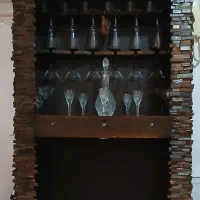 کافی بار چوبی