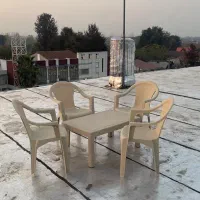 میز و صندلی پلاستیکی تاشو کافه و رستوران و باغی