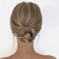 مدل شینیون مو با افیش