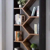 جاکفشی کتابخانه|جاکفشی، کمد، دراور|رشت, گلسار|دیوار