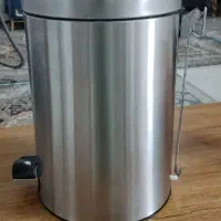 سطل پدالی ۱۴لیتراستیل درب استیل