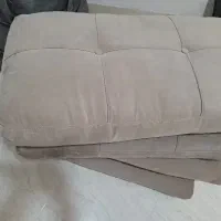 ۴ عدد پشتی بزرگ طوسی کارکرده درحدنو