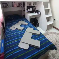 تخت و کمد ال دوطبقه نوجوان