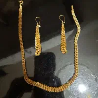 تک پوش ۷ گرم ۷۳۰ سوت، سرویس گردنبندوگوشواره ۱۱/۴۲۰|جواهرات|کوهدشت, |دیوار