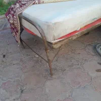 تخت خواب یک نفره فلزی با تشک طبی ۳۰ سانتی|تشک تختخواب|مشهد, الهیه|دیوار