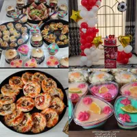 فینگر فود تولد جشن تکلیف فینگرفود بادکنک آرایی