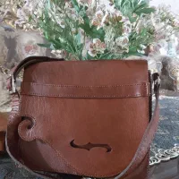 کیف چرم دوشی  کاملا نو دست دوز