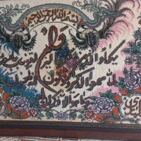 تابلو فرش دستباف ،گل ابریشم