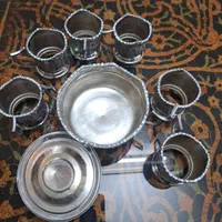استکان و قندان برنجی قدیمی و نو|قوری، کتری، قهوه‌ساز دستی|تهران, آذربایجان|دیوار