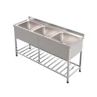 سینک سه لگنه صنعتی