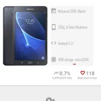 تبلت سامسونگ Tab A 2016|تبلت|تهران, شهر زیبا|دیوار