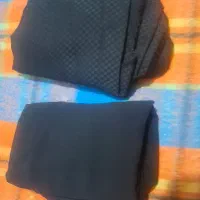 3قواره چادردوخته شده مشکی.کرپ. شرمند. طرح دار|لباس|گرمسار, |دیوار