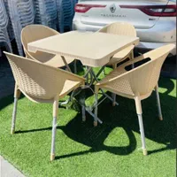 صندلی پلاستیکی باغی حصیری جاوید 342/ کرج گلشهر