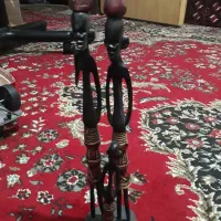 مجسمه دست سازخانواده ماسایی قدیمی
