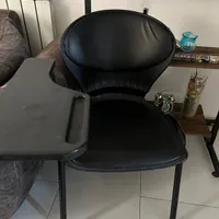 تک صندلی دسته دار چرم
