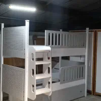 تخت های دو طبقه ستون دار تمام mdf