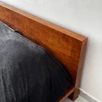 تخت دونفره چوب روس|تخت و سرویس خواب|ایلام, |دیوار