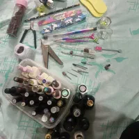 وسایل کامل کاشت ناخن|آرایشی، بهداشتی، درمانی|قرچک, مهدیه|دیوار