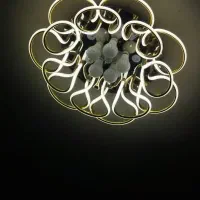 لوستر LED مدرن 14 شاخه با کنترل بلوتوث