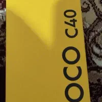 poco c40 درحد نو با کارتن و شارژر اصلی مشکی