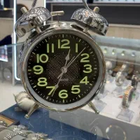 ساعت رومیزی زنگدار چکشی چراغ دار