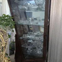 بوفه و ویترین چوبی