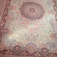 یک جفت فرش ماشینی ۶ متری ابریشم گونه فرهی