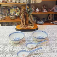 کاسه های دونه برنجی قطر ۱۸ سانت قدیمی