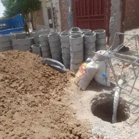 چاه کن فاضلاب لایروبی قنات پاکسازی قنات چاه آبی