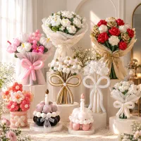 دسته گل بادکنکی و کیک بادکنکی ترند