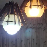 لوستر چوبی|لوستر و چراغ آویز|اصفهان, رحیم‌آباد|دیوار