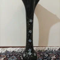 گلدان شیشه ای کنار سالنی 80 سانتی