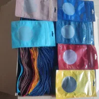 پاکت زیپدار پنجره گرد