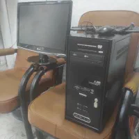 کامپیوتر کامل ddr2 با lcd 19LG|رایانه رومیزی|رشت, سعدی (تختی)|دیوار